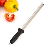 whole hot sale new product stainless steel knife sharpening steels professional diamond sharp knife sharpener rod