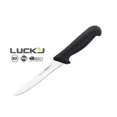 6 inch stainless steel straight wide bone knife for kitchen and butchering