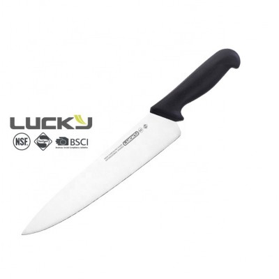 New arrival 10 inch chef butcher knife in black handle